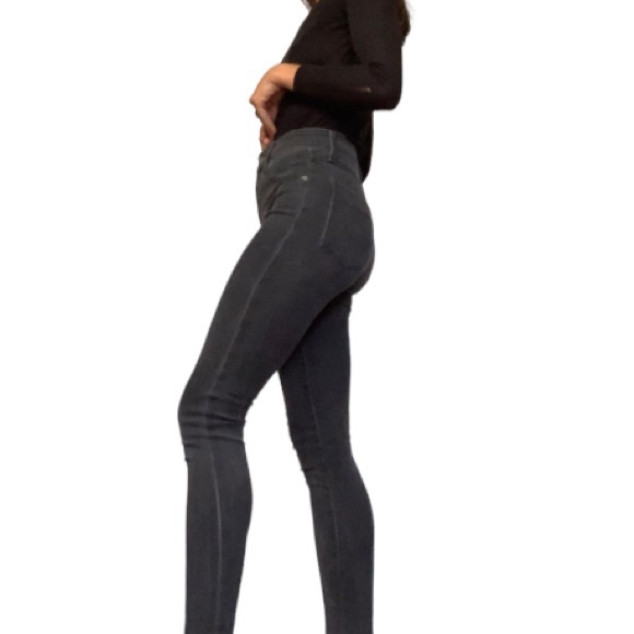 Carmar Los Angeles High Rise Charcoal Skinny Stretch Jeans Size 26 - Picture 5 of 13